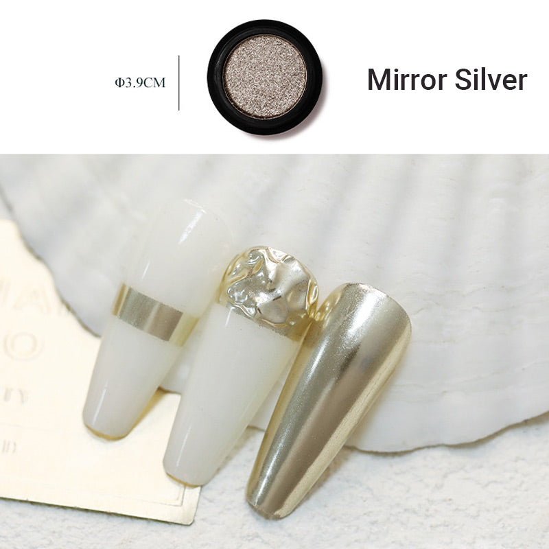 Superheller solid nail powder with a mirror effect