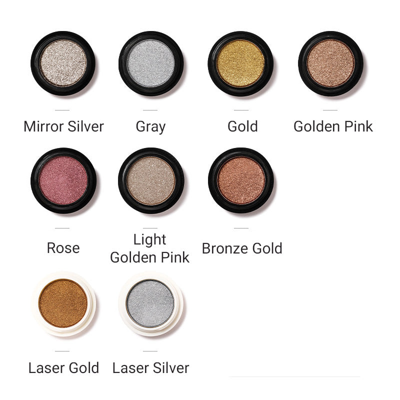 Superheller solid nail powder with a mirror effect
