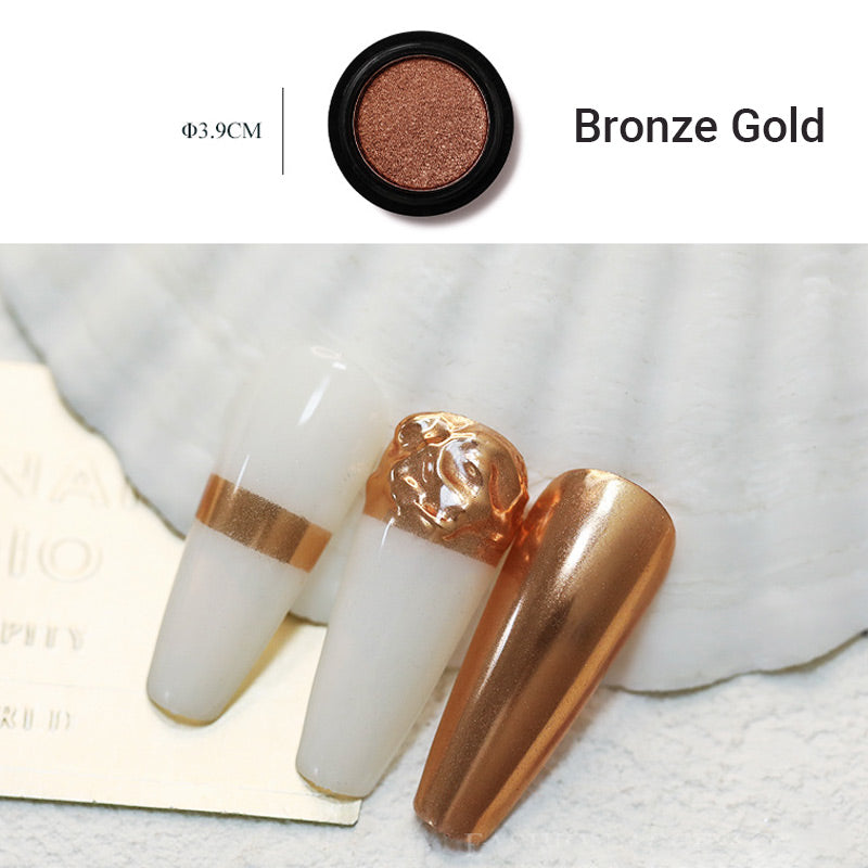 Superheller solid nail powder with a mirror effect