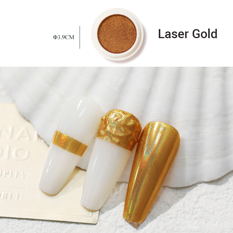 Superheller solid nail powder with a mirror effect