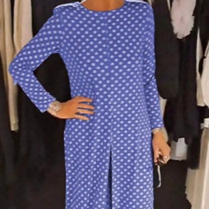 sconto del 40%🔥Set 2 pezzi composto da top e pantaloni con pois