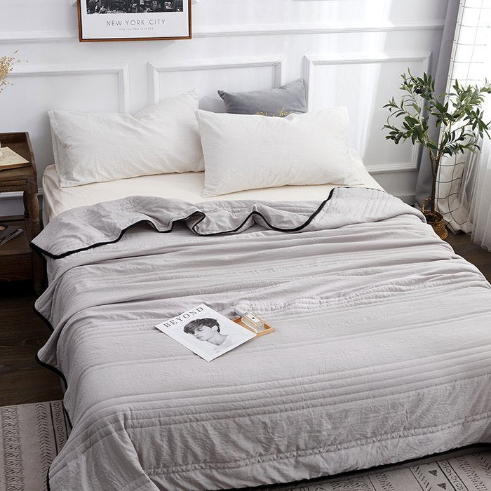 🛌💤El secreto para un sueño reparador en verano: una manta refrescante y refrescante