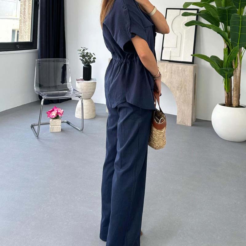 💕Free Shipping🥰Two-piece workwear casual with drawstring for women