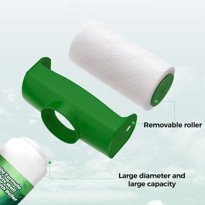 White wall paint with mild formula and roller