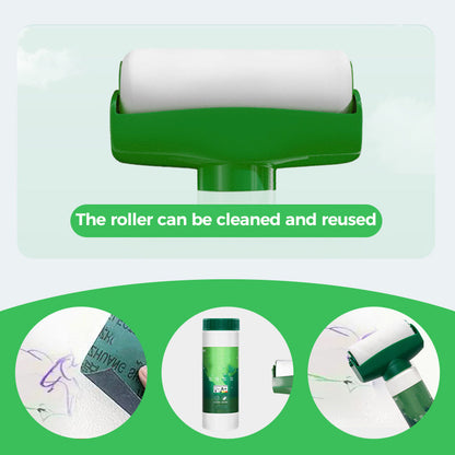 White wall paint with mild formula and roller