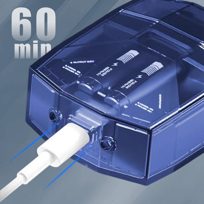 Transparent mini electrorasiser with low noise