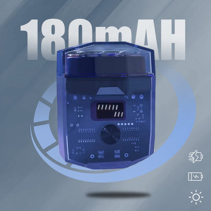 Transparent mini electrorasiser with low noise