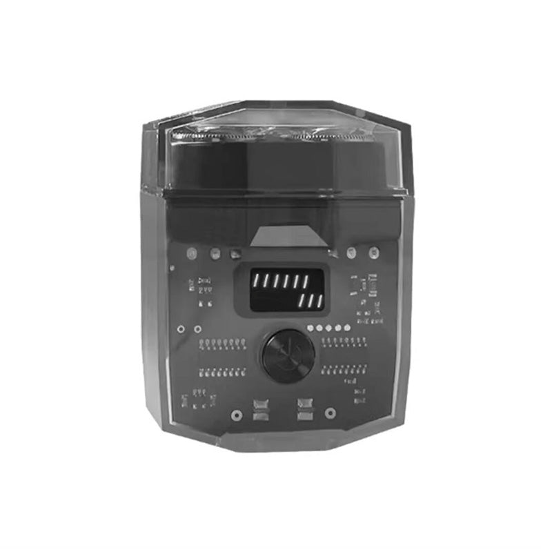 Transparent mini electrorasiser with low noise