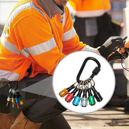 1/4" Zeskantige schroevendraaier bithouder sleutelhangers