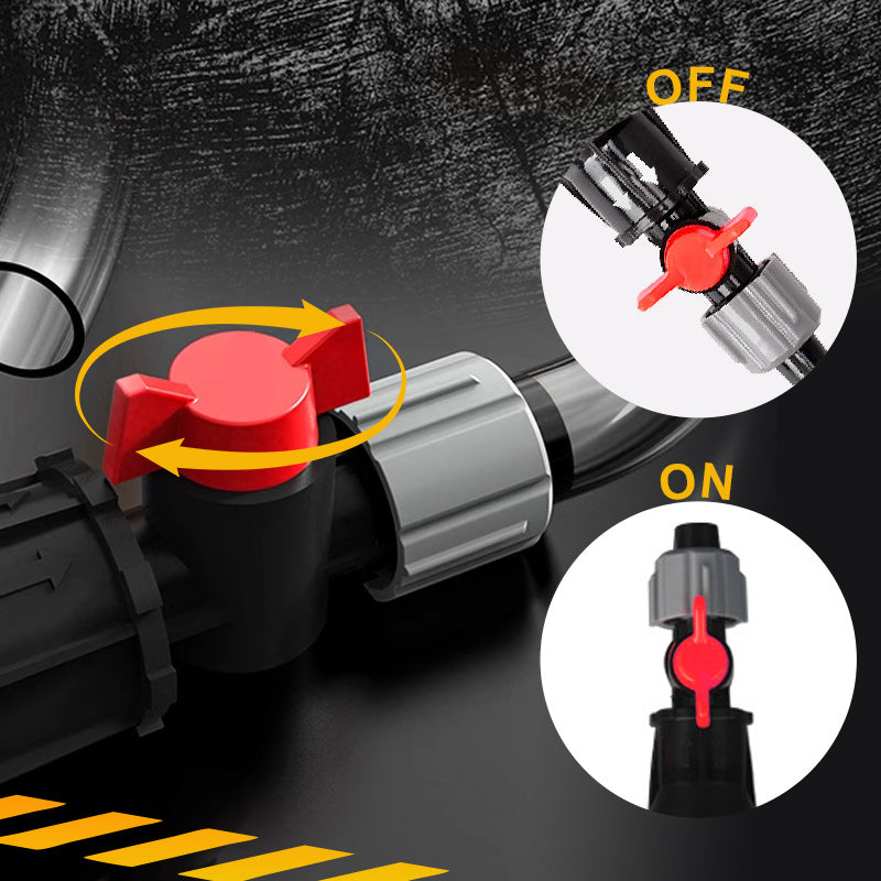 2-i-1 Kraftig bærbar luftpumpe