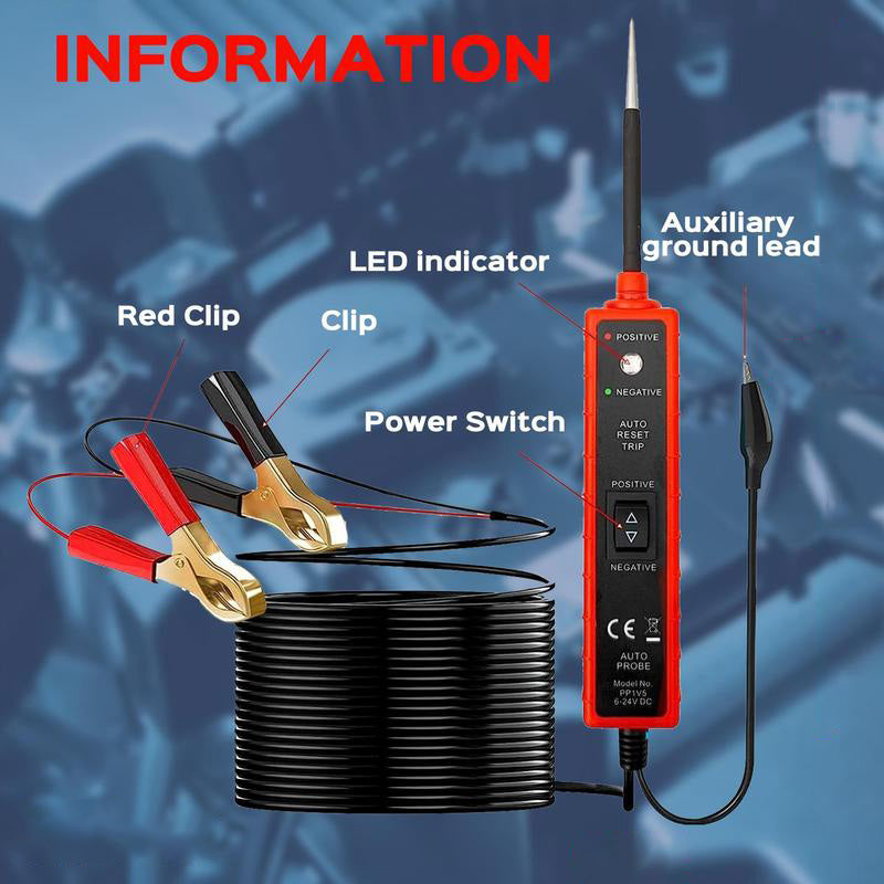 🔥Saldi caldi🔥(sconto del 50%) Tester per circuiti automobilistici con sonda