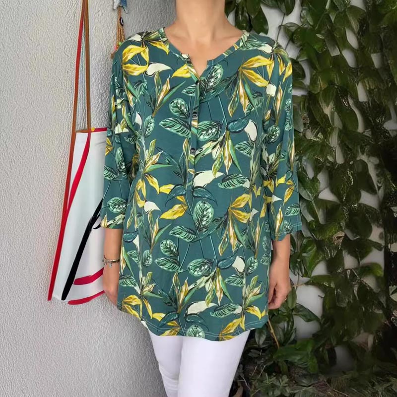 💥Sconto del 66% a tempo limitato 💕Maglione casual con scollo a V e bottoni sul davanti per donna🌸