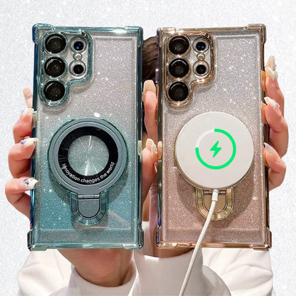 50 % rabatt🔥💥Superklassiskt magnetiskt glittertelefonskal till Samsung