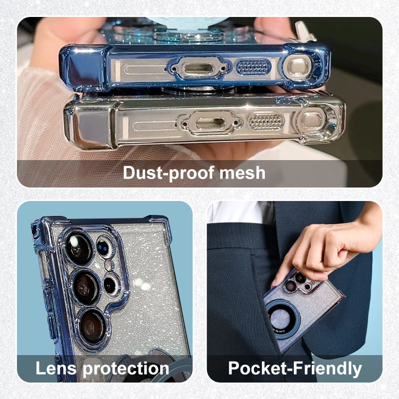 50 % rabatt🔥💥Superklassiskt magnetiskt glittertelefonskal till Samsung