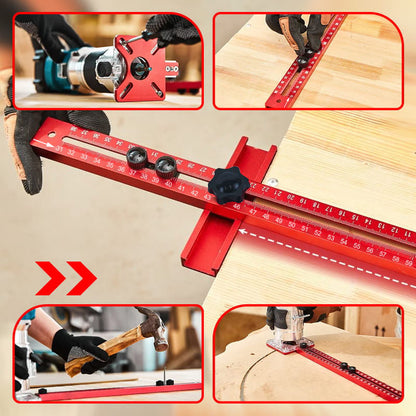 Staffa di fresatura 4 in 1 con base