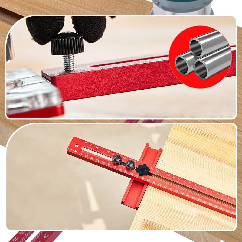 Staffa di fresatura 4 in 1 con base