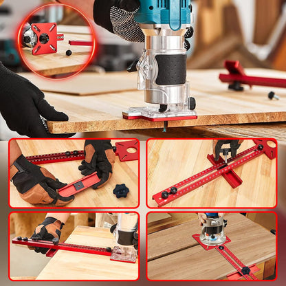 Staffa di fresatura 4 in 1 con base
