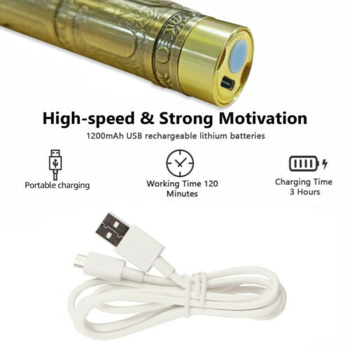🎁Tagliacapelli elettrico vintage con testina a olio e incisione sfumata