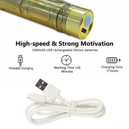 🎁Tagliacapelli elettrico vintage con testina a olio e incisione sfumata