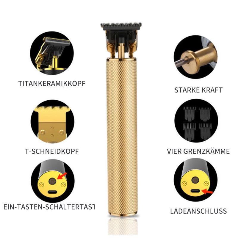 🎁Tagliacapelli elettrico vintage con testina a olio e incisione sfumata