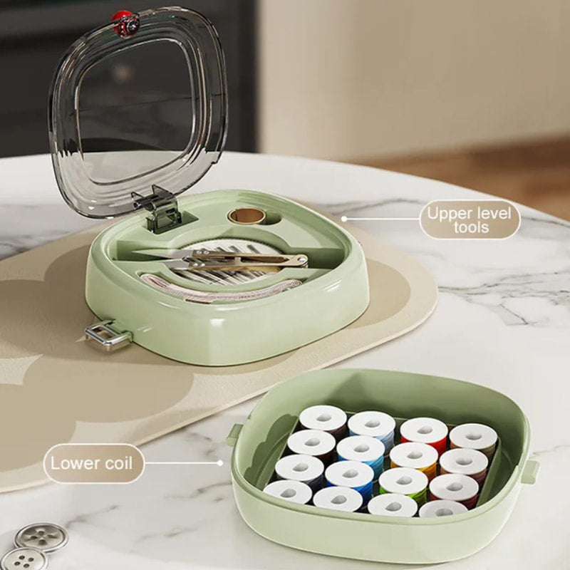 Double-aged magnetic sewing organizer set