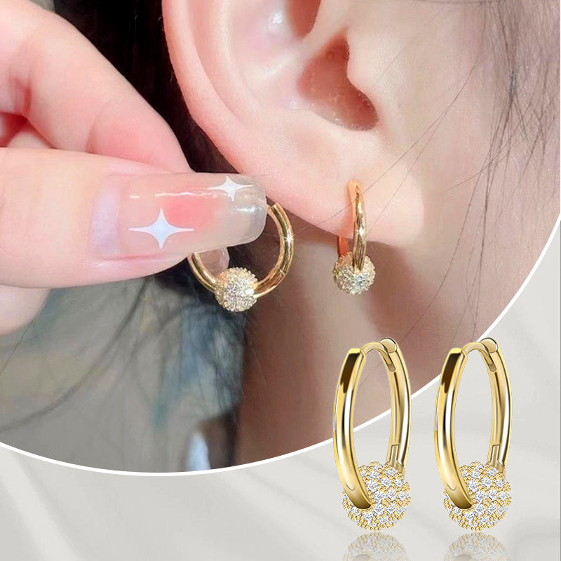💫 LIMITED-TIME 50% RABATT! 👑 Goldene Kugelohrringe – Zart, Leicht & Zeitlos Elegant ✨