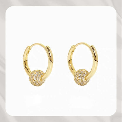 💫 LIMITED-TIME 50% RABATT! 👑 Goldene Kugelohrringe – Zart, Leicht & Zeitlos Elegant ✨