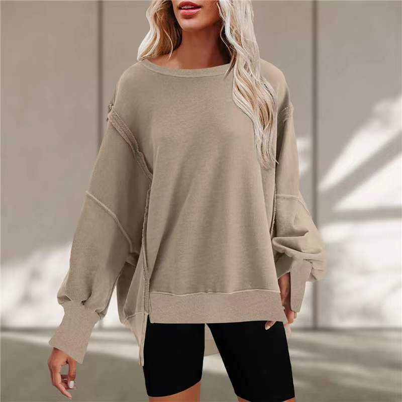 👚Oversized crew neck sweatshirts
