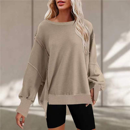 👚Oversized crew neck sweatshirts