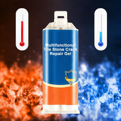 Multifunktionell gel för reparation av kakelsprickor