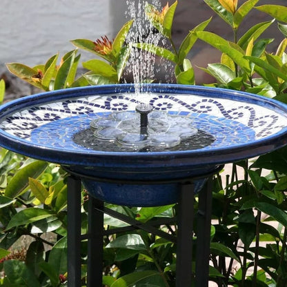 💧JETZT 50 % RABATT! ☀️ Solarbetriebene Springbrunnen-Vogeltränke-Pumpe – 1,4-W-Solarpanel, 4 Düsen & Tauchpumpe für Teich, Garten & Pool 🐦