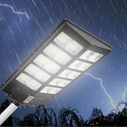 Smart Sather--Powered Street Lampe - Motioun Sensor, Remote Kontroll
