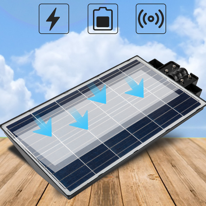Smart Sather--Powered Street Lampe - Motioun Sensor, Remote Kontroll
