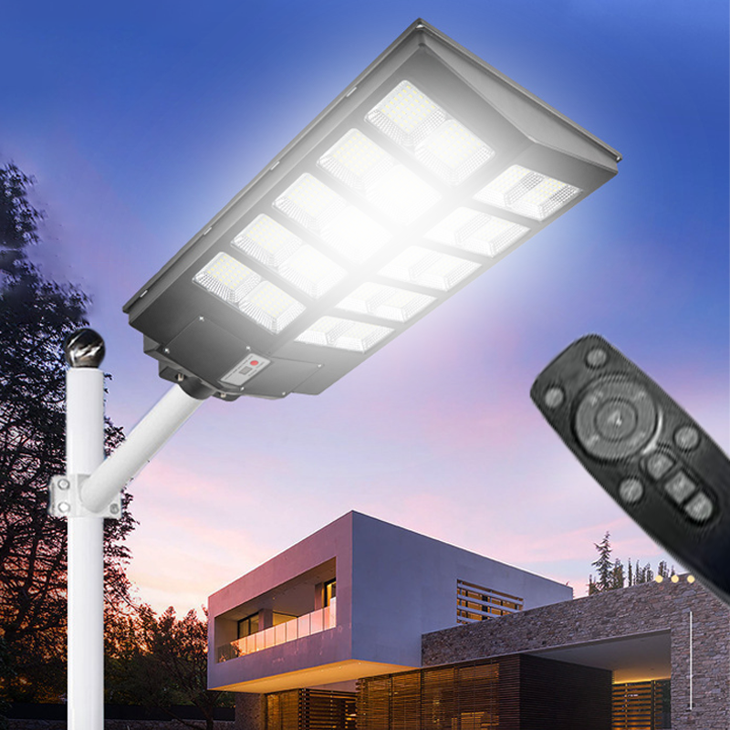 Smart Sather--Powered Street Lampe - Motioun Sensor, Remote Kontroll