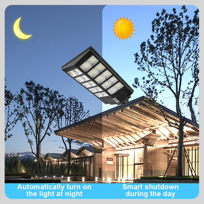 Smart Sather--Powered Street Lampe - Motioun Sensor, Remote Kontroll