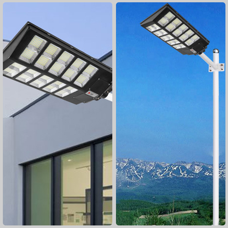 Smart Sather--Powered Street Lampe - Motioun Sensor, Remote Kontroll
