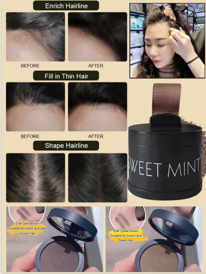 🌸Saldi autunnali🌸Polvere ombreggiante in polvere per capelli