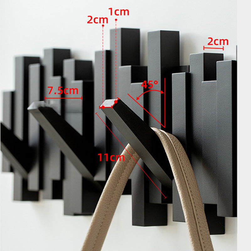 🎹Add some romance to the room Creative wall coat rack with retractable hooks
