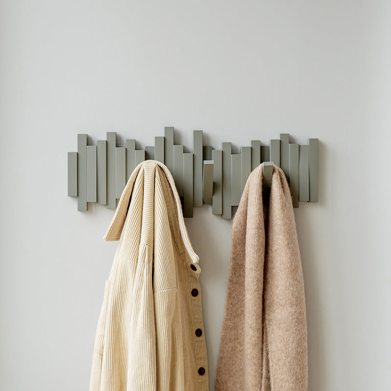 🎹Add some romance to the room Creative wall coat rack with retractable hooks