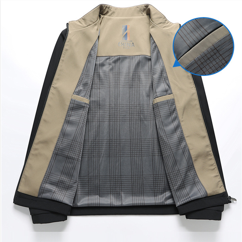 🔥（58 % Rabatt auf den Spotpreis und kostenloser Versand） Herren-Freizeitjacke mit Stehkragen und Reißverschluss