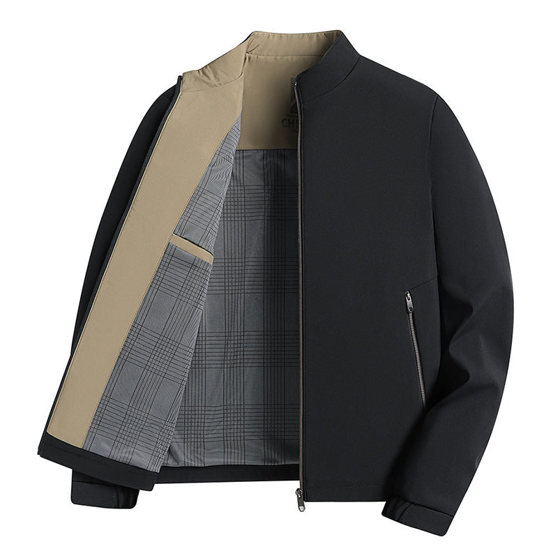 🔥（58 % Rabatt auf den Spotpreis und kostenloser Versand） Herren-Freizeitjacke mit Stehkragen und Reißverschluss