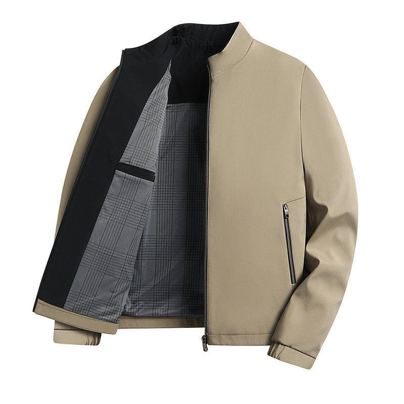 🔥（58 % Rabatt auf den Spotpreis und kostenloser Versand） Herren-Freizeitjacke mit Stehkragen und Reißverschluss