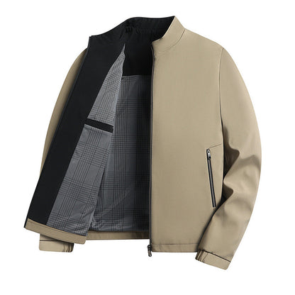🔥（58 % Rabatt auf den Spotpreis und kostenloser Versand） Herren-Freizeitjacke mit Stehkragen und Reißverschluss