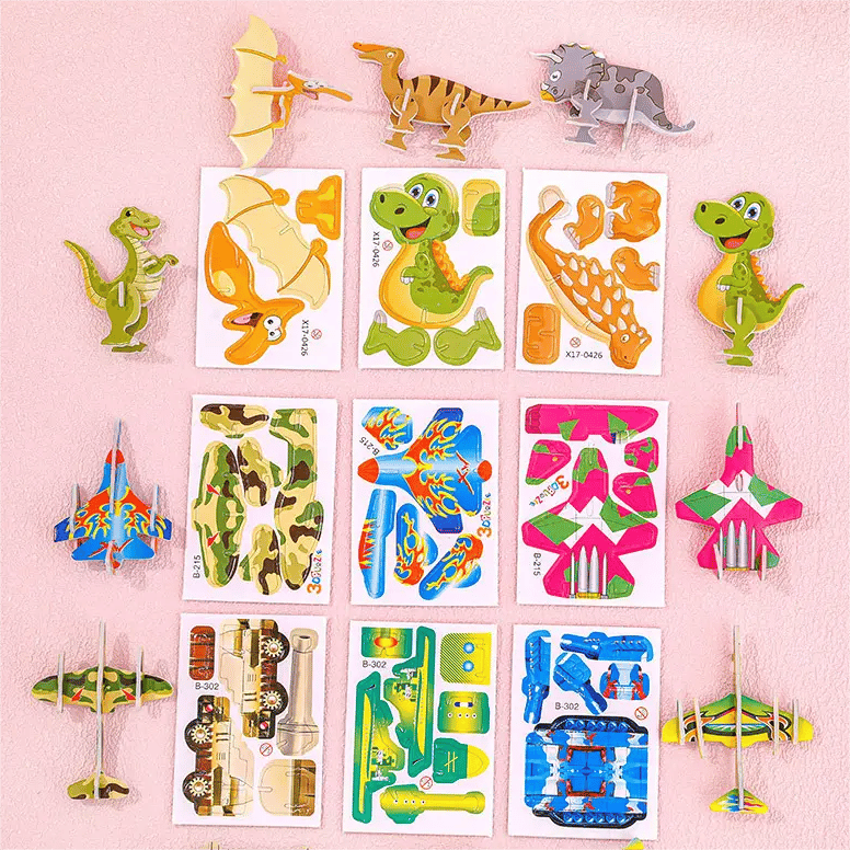 🎅🎁Weihnachtsangebot – 50 % Rabatt⏳🦖Erzieherisches 3D-Cartoon-Puzzle