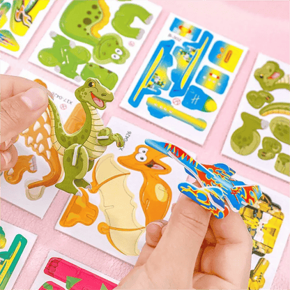 🎅🎁Weihnachtsangebot – 50 % Rabatt⏳🦖Erzieherisches 3D-Cartoon-Puzzle