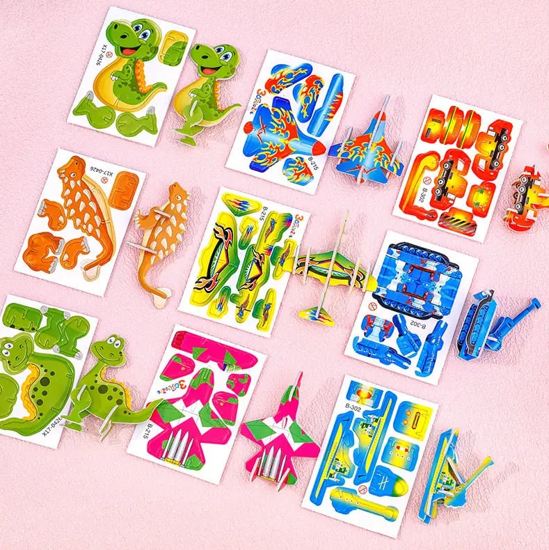🎅🎁Weihnachtsangebot – 50 % Rabatt⏳🦖Erzieherisches 3D-Cartoon-Puzzle