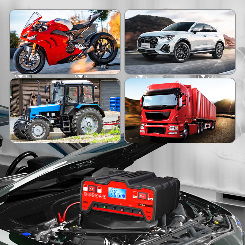 Caricabatterie intelligente per la riparazione di impulsi per veicoli automobilistici⚡