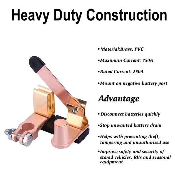Interruptor principal de la cuchilla del poste superior🌟