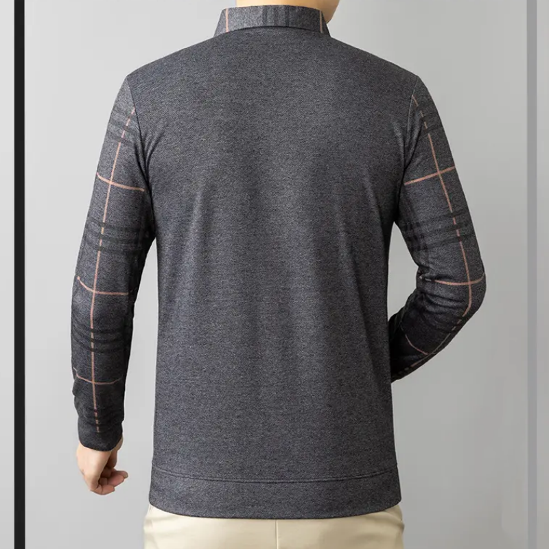 🎁Finto top caldo da uomo in due pezzi con risvolto👖