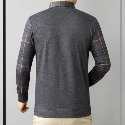 🎁Finto top caldo da uomo in due pezzi con risvolto👖
